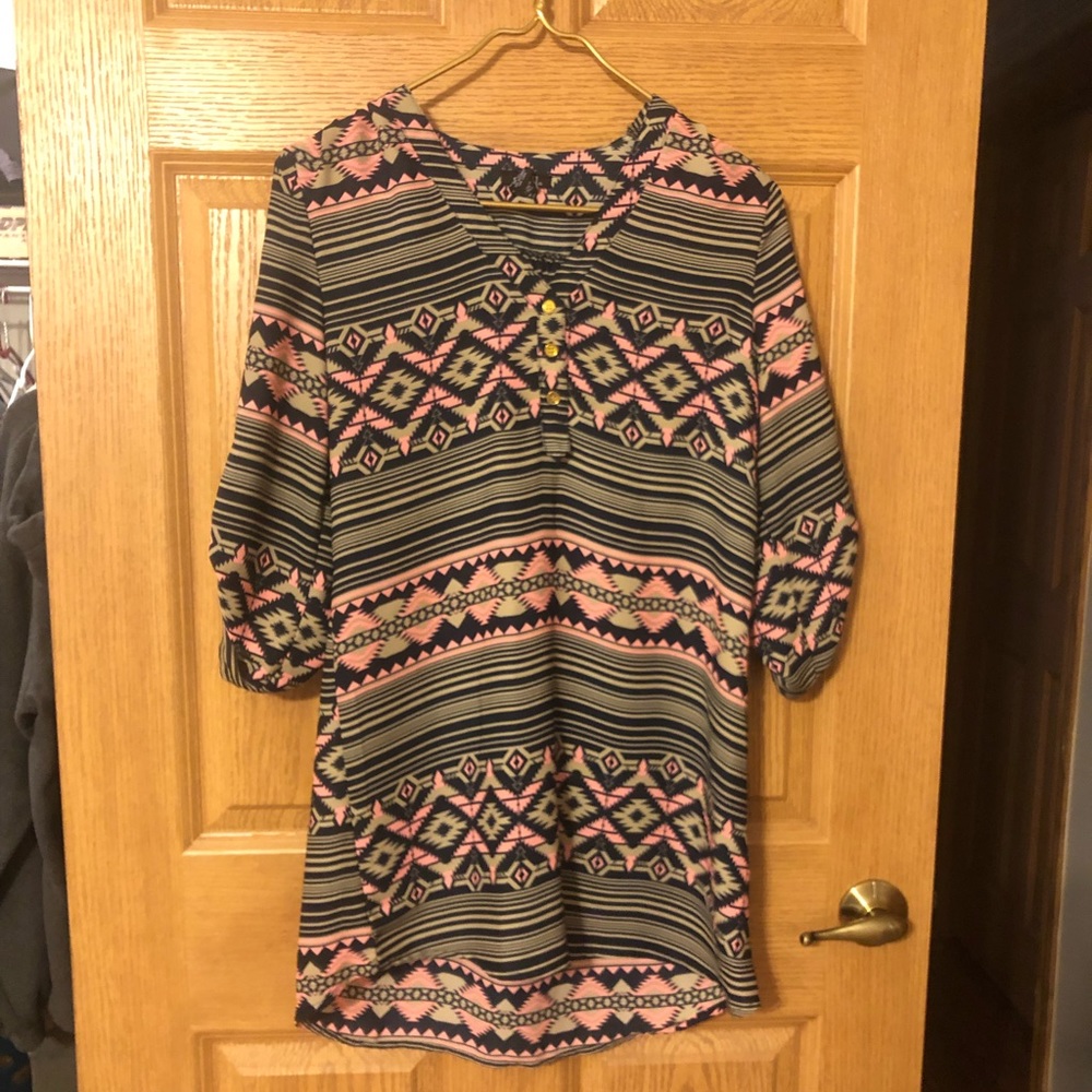 Aztec print tunic